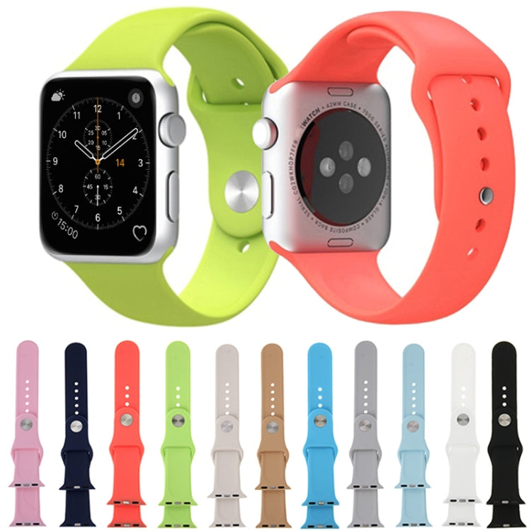 Rynx | For Apple Watch Sport 38 mm High-Performance Longer Silicone Sport Band with Pin and Clasp Closure (Pink)