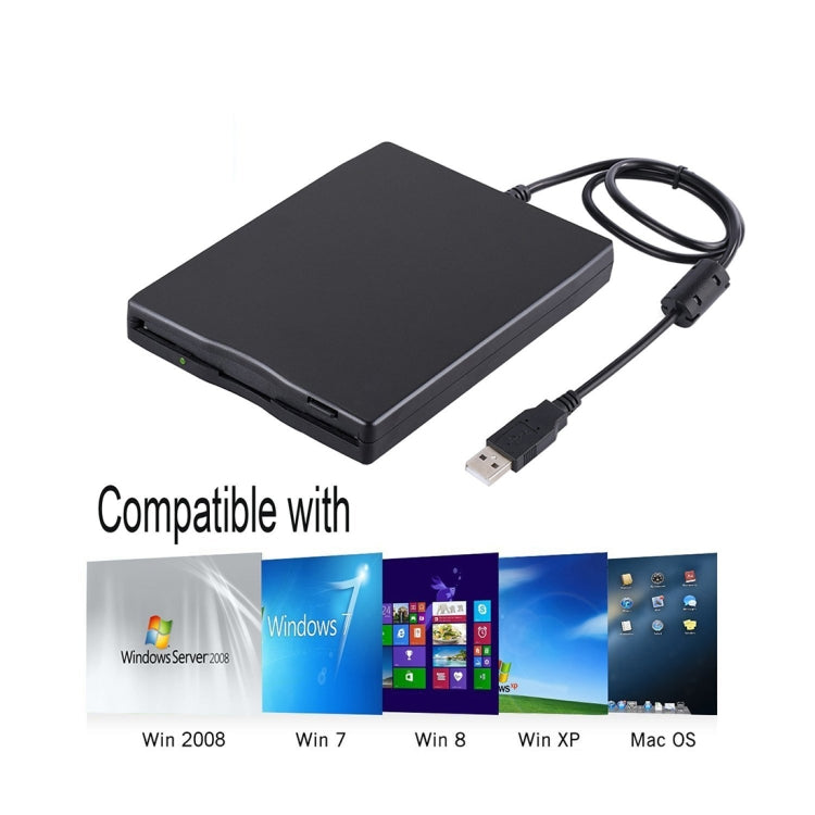 Rynx | 3.5 inch 1.44MB FDD Portable USB External Floppy Drive for Laptop, Desktop