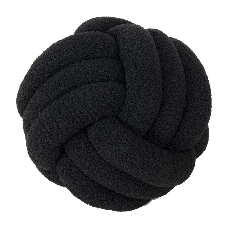 Rynx | Throw Pillow - Cozy - Hand-knotted Ball - Sheepskin