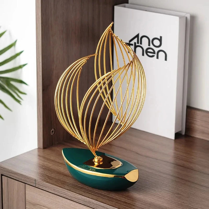Rynx | SkyVoyage - Refined sailboat sculpture for elegant decor