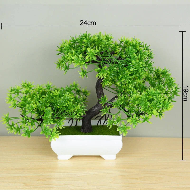 Rynx Artificial Plants Bonsai Small Tree Pot Fake Plant Flowers Potted Plants Ornaments For Home Room Table Decoration Hotel Garden Decor