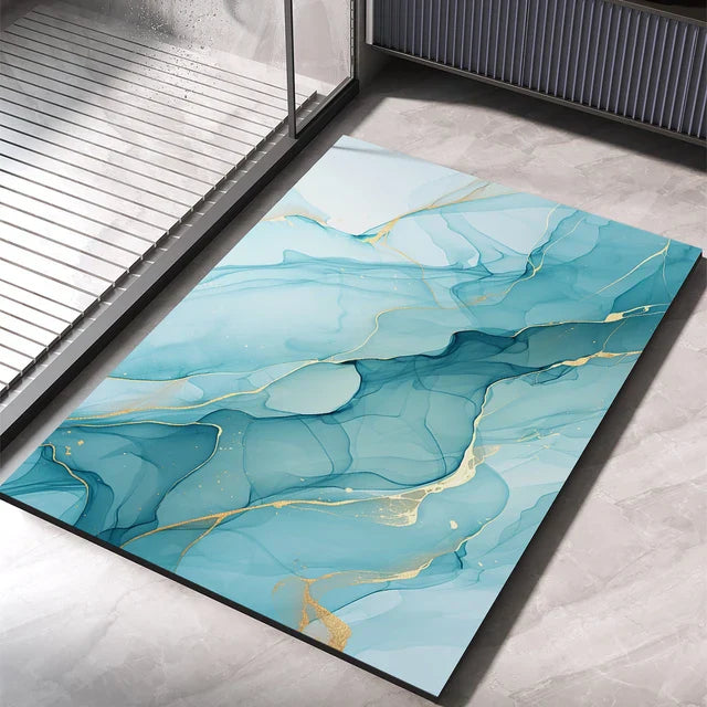 Rynx | Super absorbent luxury bath mat Blue