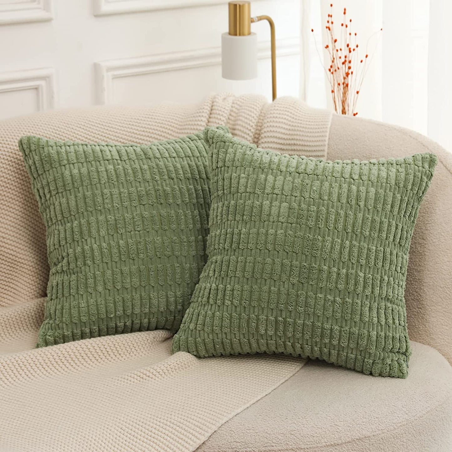 Rynx | CuddleCord Luxe Cord Cover | Cozy Fabric Cover | Decorative Sofa Cover | Easy Care & Stylish