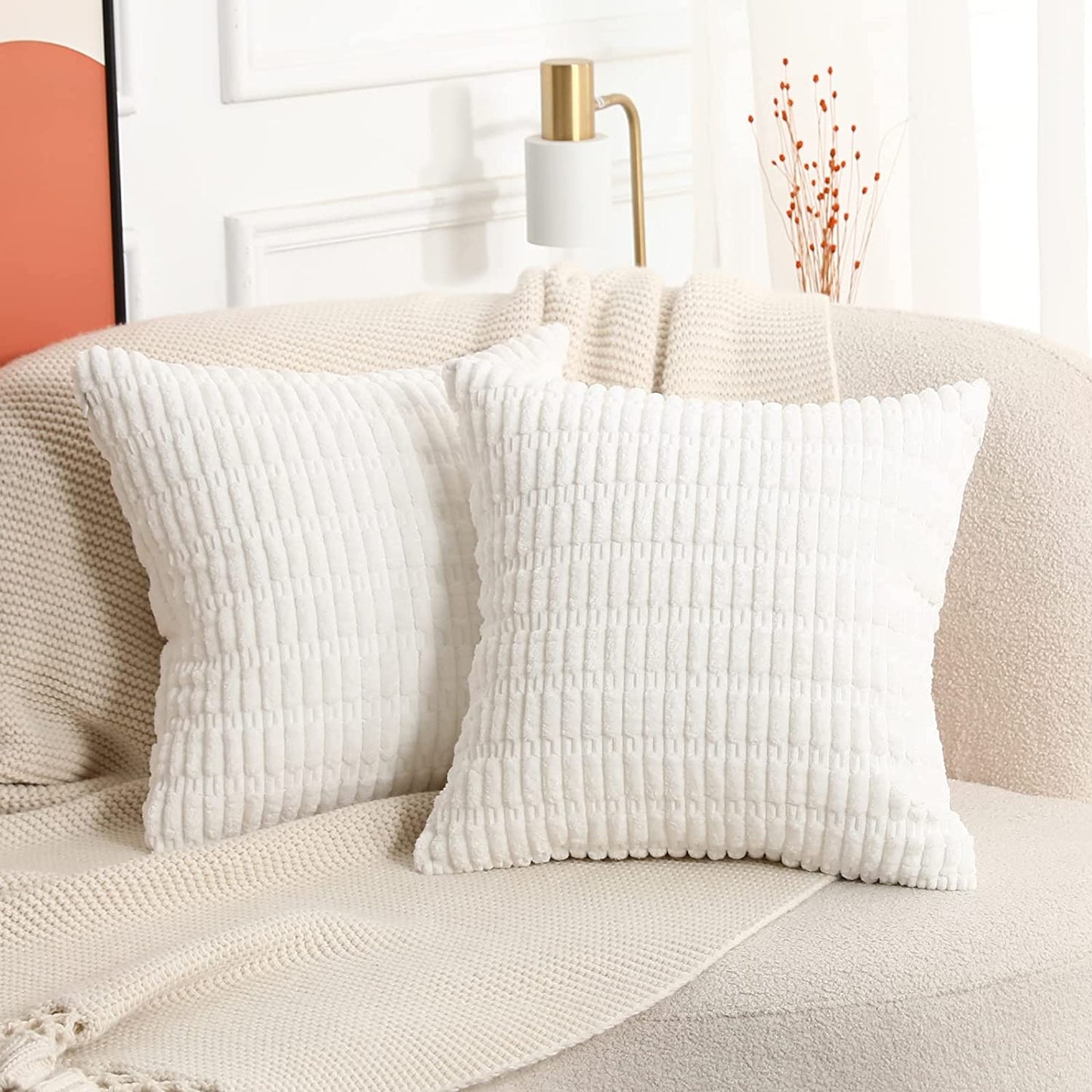 Rynx | CuddleCord Luxe Cord Cover | Cozy Fabric Cover | Decorative Sofa Cover | Easy Care & Stylish