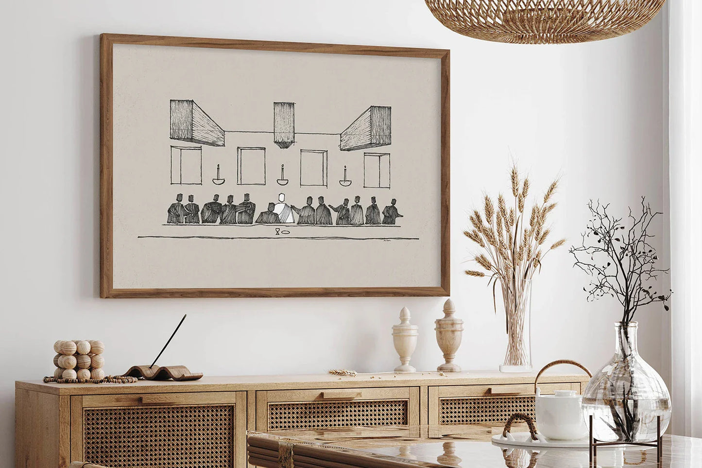 Rynx | last supper canvas poster