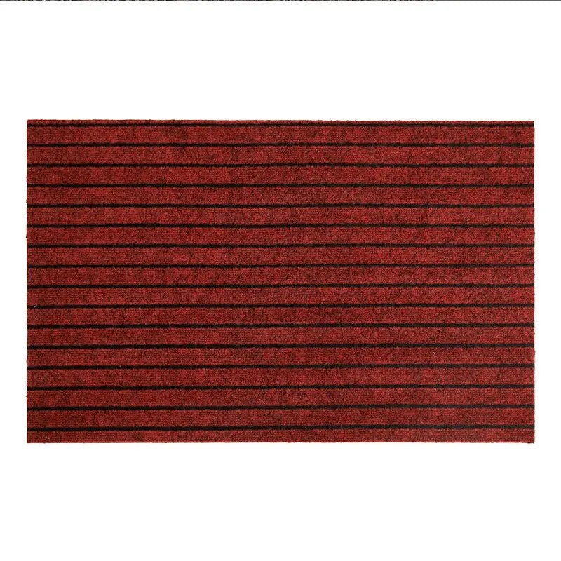 Rynx | Modern Minimalist Square Floor Mat - Durable, Stain/Fade Resistant, Non-Slip Rubber Backing, Machine Washable for Indoor/Outdoor Use
