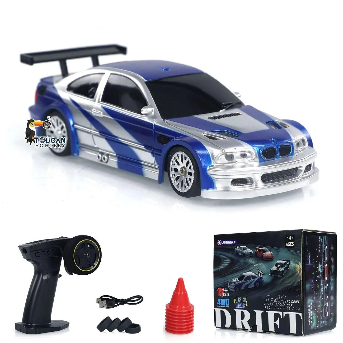 Rynx | Ultimate 1/43 Scale 4WD Remote Control Drift Car - Mini Racing Experience for Kids