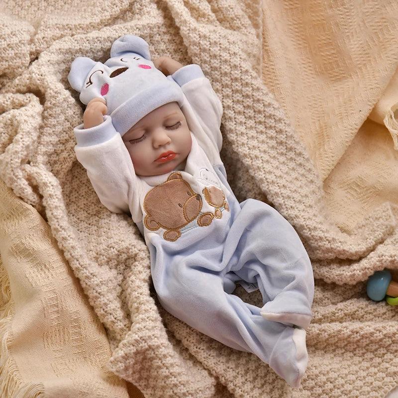 Rynx | 16-Inch Life-Like Reborn Baby Girl Doll - Realistic Full Vinyl Body with Outfit, Ideal for Gifts and Collectors