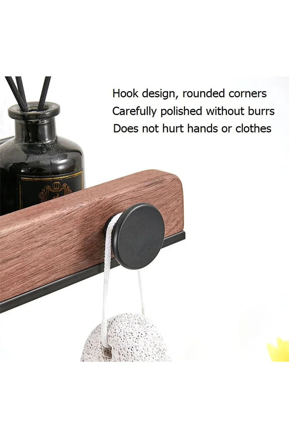 Rynx | Wood Accent Wall Shelf