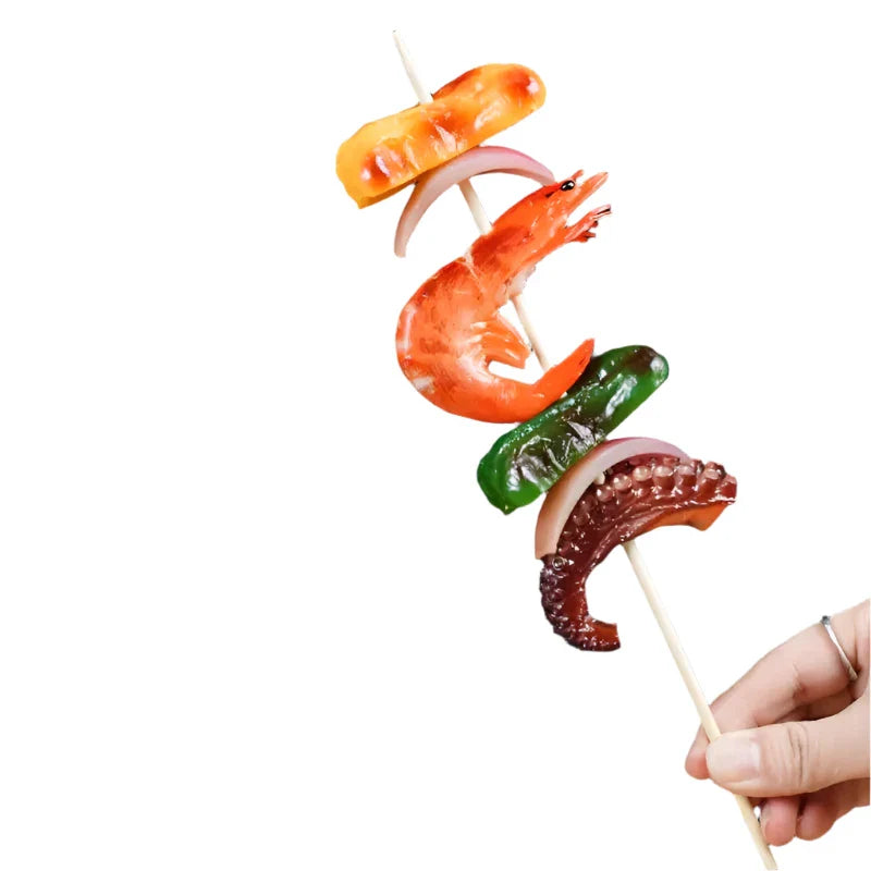 Rynx | Realistic Barbecue Simulation Skewers for Creative Cooking Displays and Fun Play