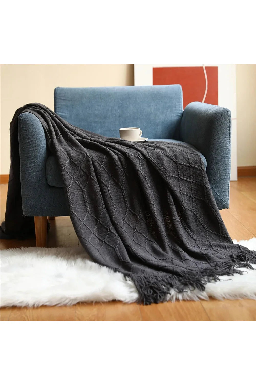 Rynx | dune textured throw blanket