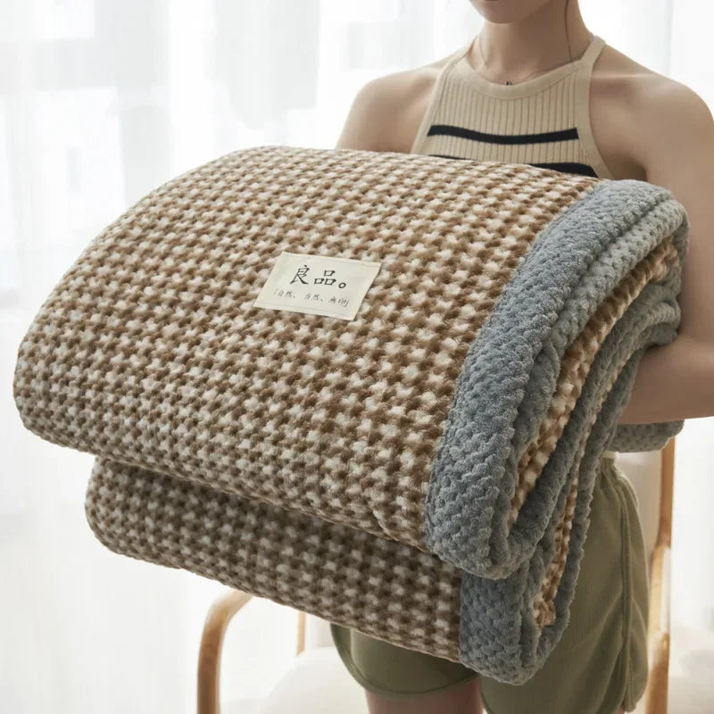 Rynx | Plaid Knit Blanket