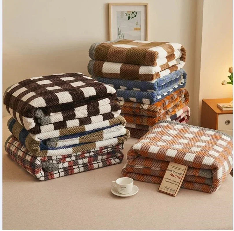 Rynx | Plaid Knit Blanket