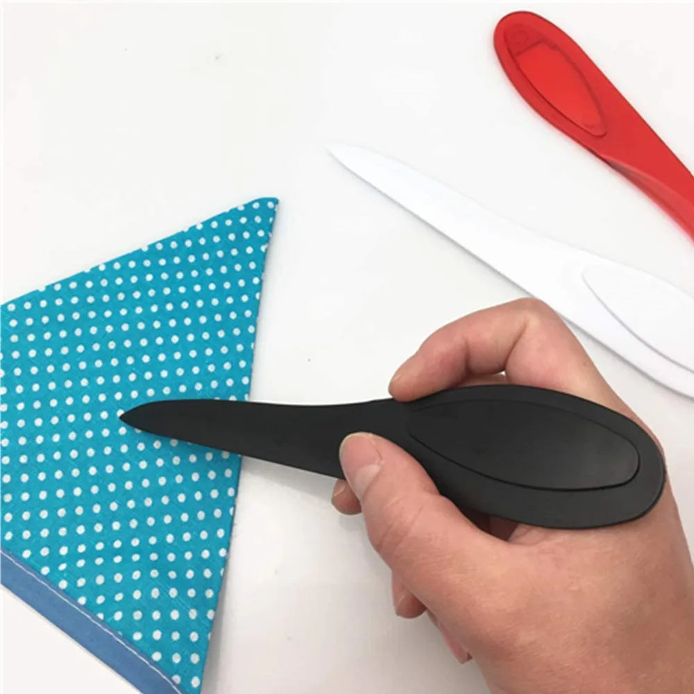 Rynx | Plastic Handle Crease Sewing Tool - DIY Sewing Marker with Long Handle, Letter Opener Tip Tuner, Sewing Accessories ( 1 Pack )