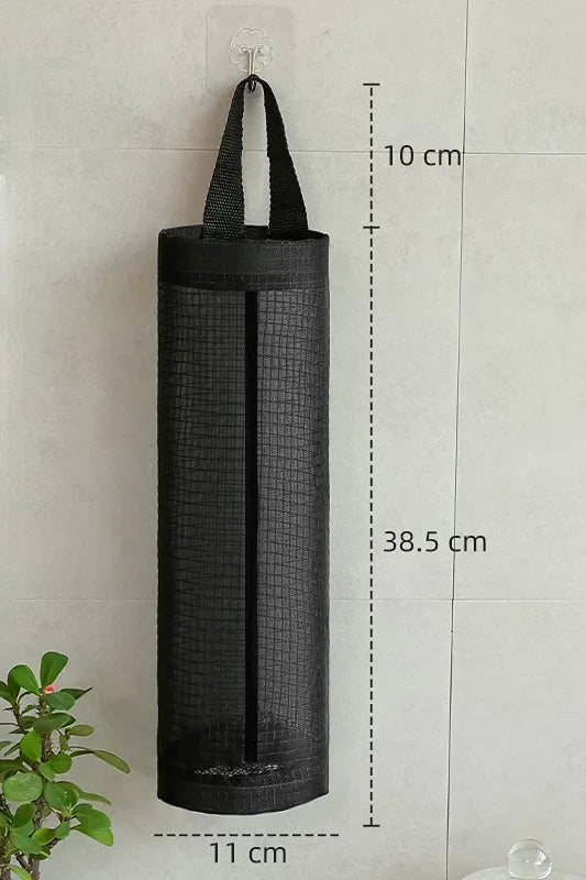 Rynx | Wall-Mounted Kitchen Grocery Bag Dispenser - Plastic Bag Holder and Organizer for Home, Ideal for Trash and Garbage Bag Storage