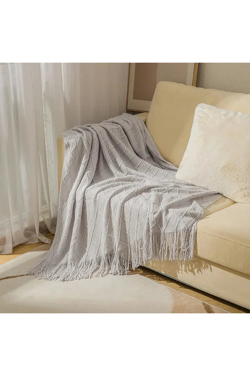 Rynx | dune textured throw blanket