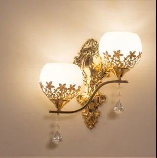 Rynx | CrystalLuxe - LED Wall Lamp Gold Bedroom & Living Room Mood Lighting
