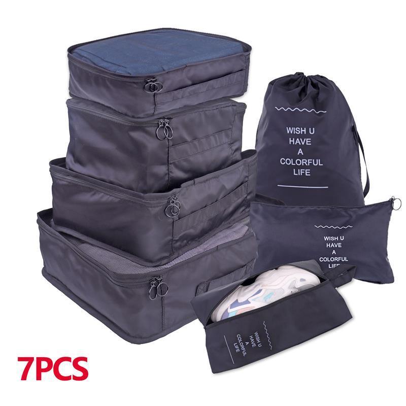 Rynx | Travel Smart: versatile 8/6/1-piece organizer set for effortless packing