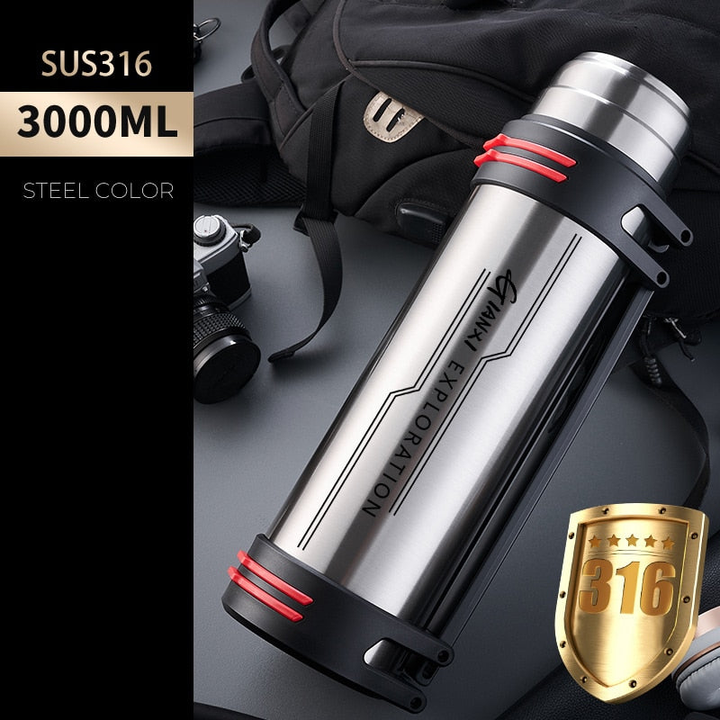 Rynx | Giant Drink Stainless Steel Thermos Bottle