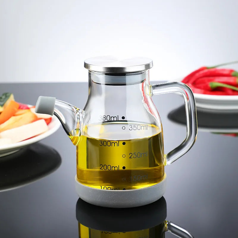 Rynx | Pure Glass Measuring Scale Oil Dispenser Bottle