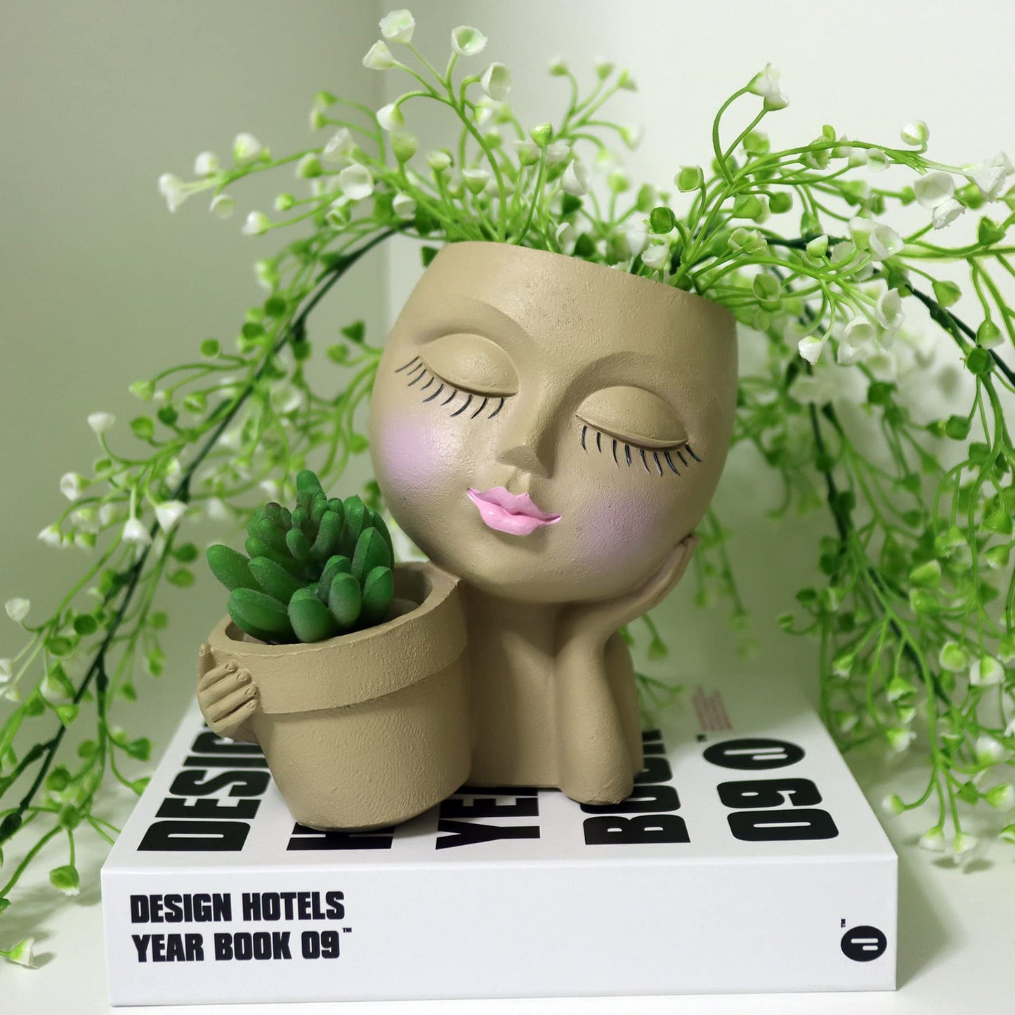 Rynx | Cute Little Girl With Her Pot Flower Planter