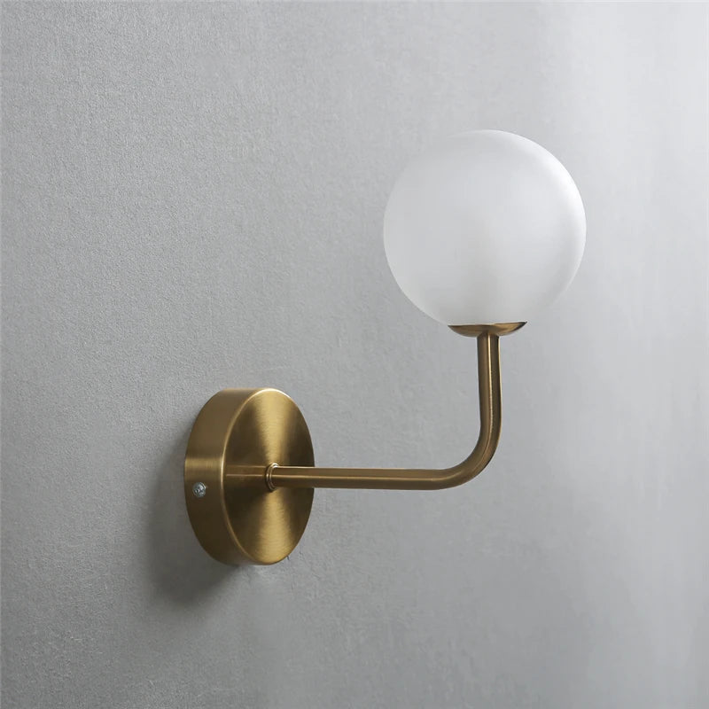 Rynx | NordicLuxe - Glass wall lamp - Modern LED lamp for bedroom and living room
