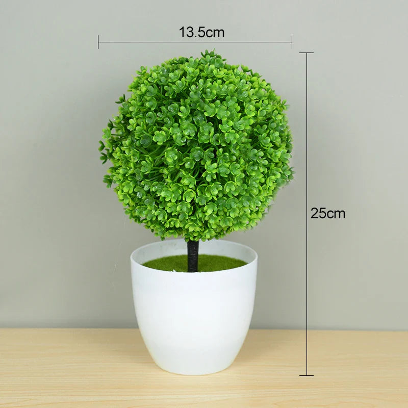 Rynx Artificial Plants Bonsai Small Tree Pot Fake Plant Flowers Potted Plants Ornaments For Home Room Table Decoration Hotel Garden Decor