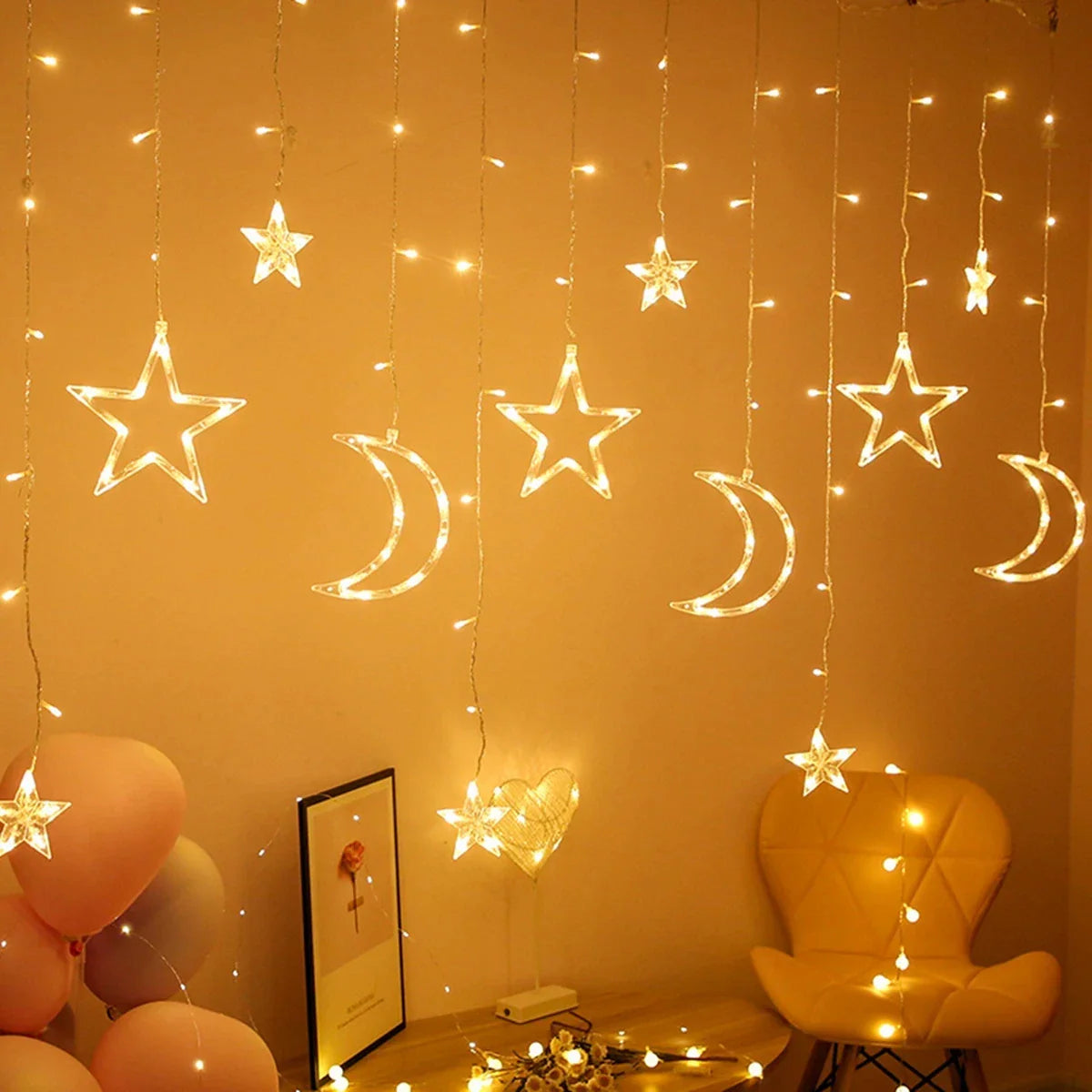 Rynx | 220V/110V/Battery Christmas Lights 2025 Light String Fairy Garland Curtain Decor for Holiday Party Christmas 2024 New Year's Decoration