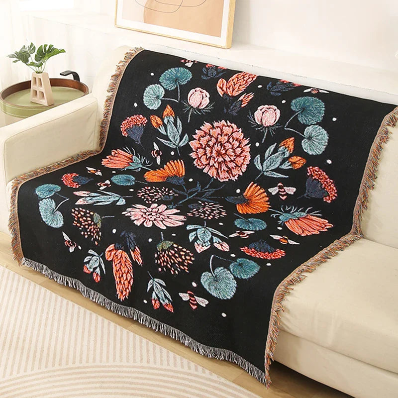 Rynx | Jungle Cats Woven Throw Blanket