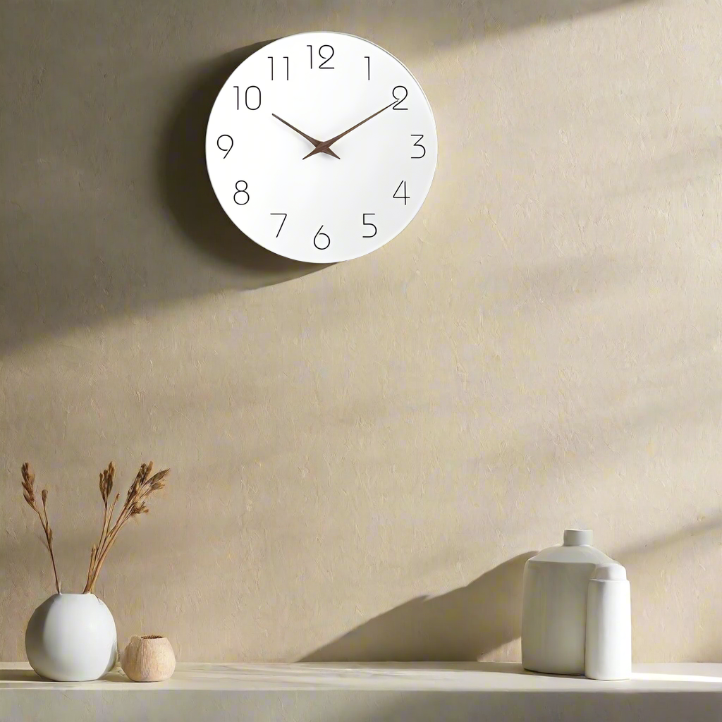 Rynx | Modern Minimalist Wall Clock - Silent Non-Ticking Design - Perfect Decor