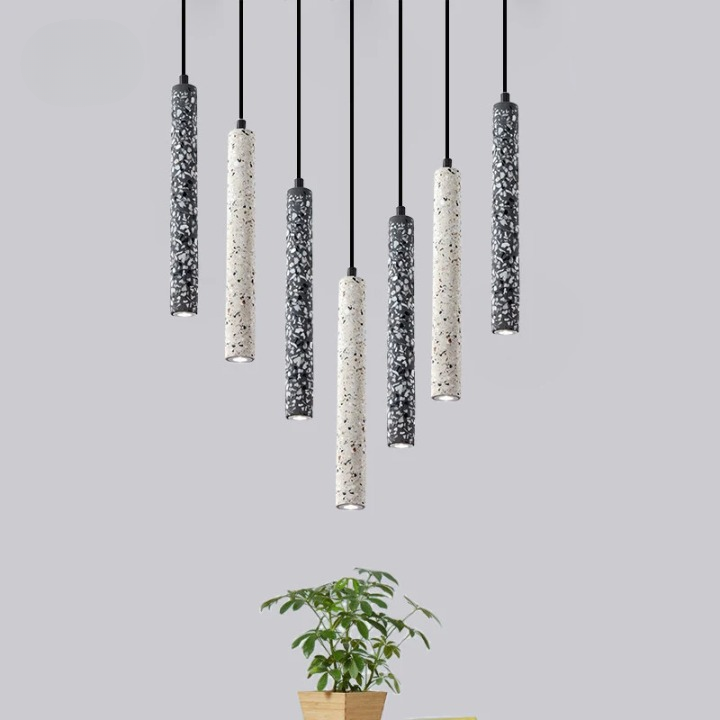 Rynx | Industrial Travertine LED Ceiling Lamp - Elegant Design