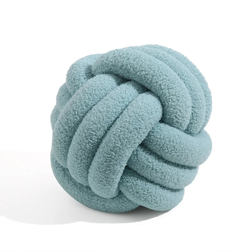 Rynx | Throw Pillow - Cozy - Hand-knotted Ball - Sheepskin
