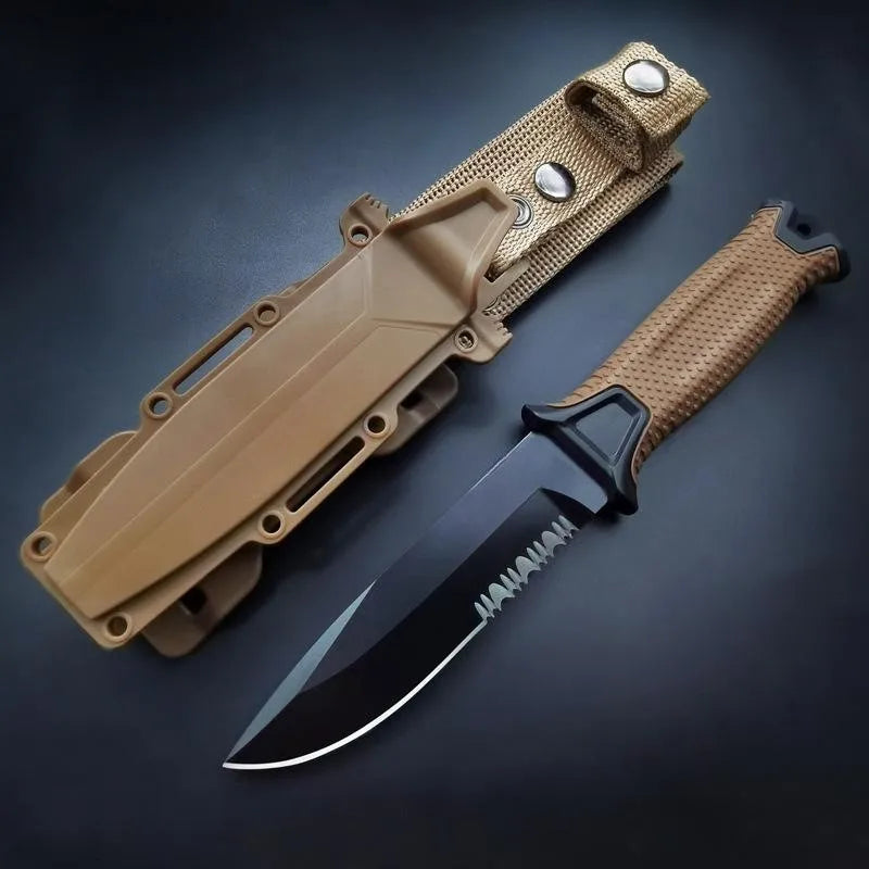 Rynx | Explorer II Outdoor Tactical Knife – Portable Multi-Functional EDC for Wilderness Adventure, Camping and Defensive Use
