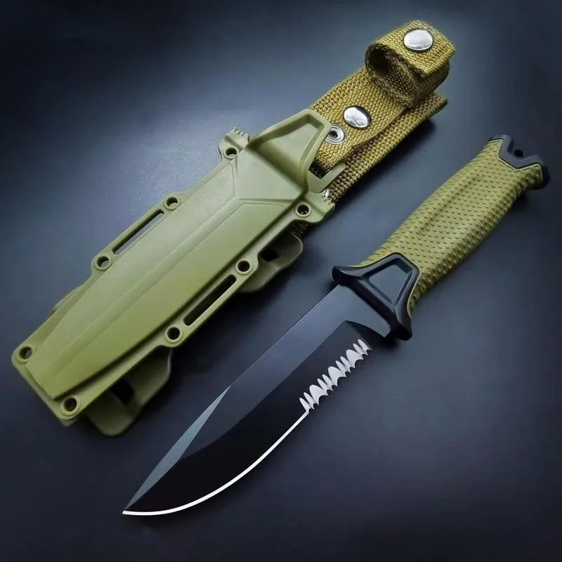 Rynx | Explorer II Outdoor Tactical Knife – Portable Multi-Functional EDC for Wilderness Adventure, Camping and Defensive Use