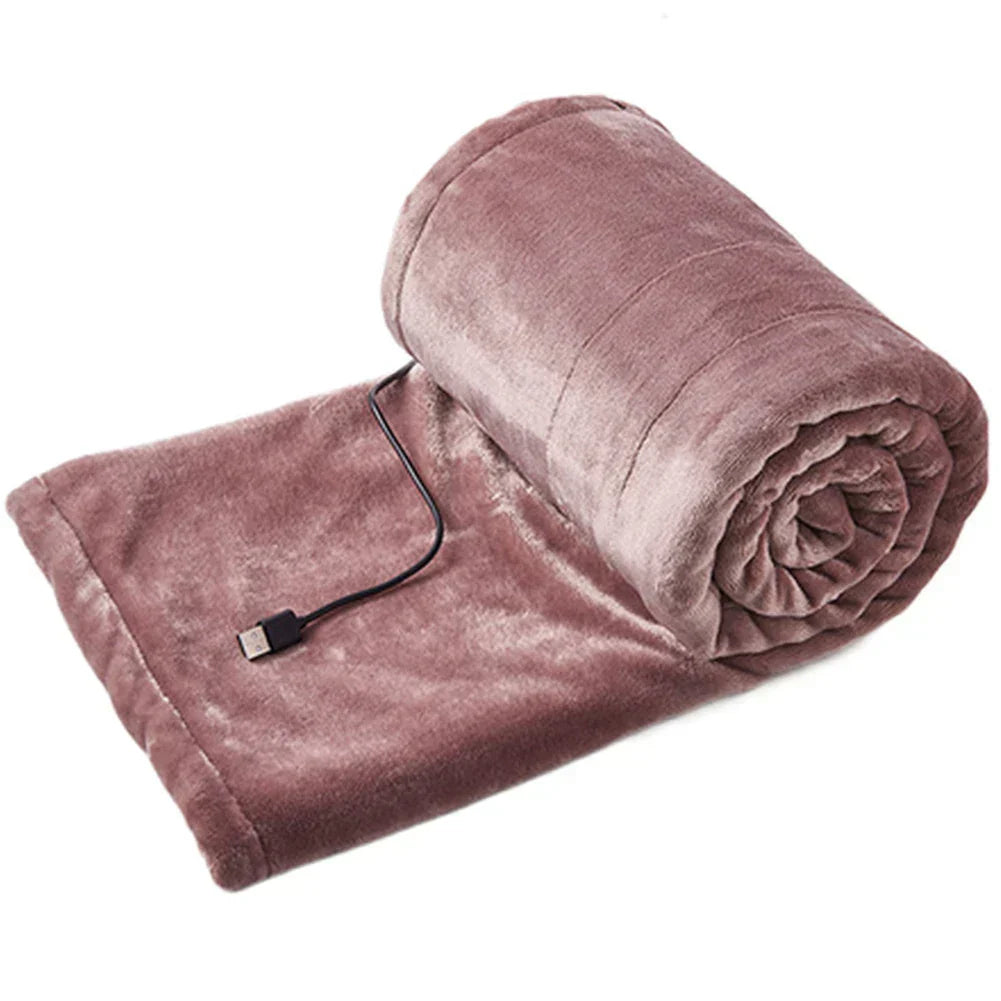RYNX | Cozyheat – Electric Usb Blanket 99X79 Cm With 3 Heat Settings Pink