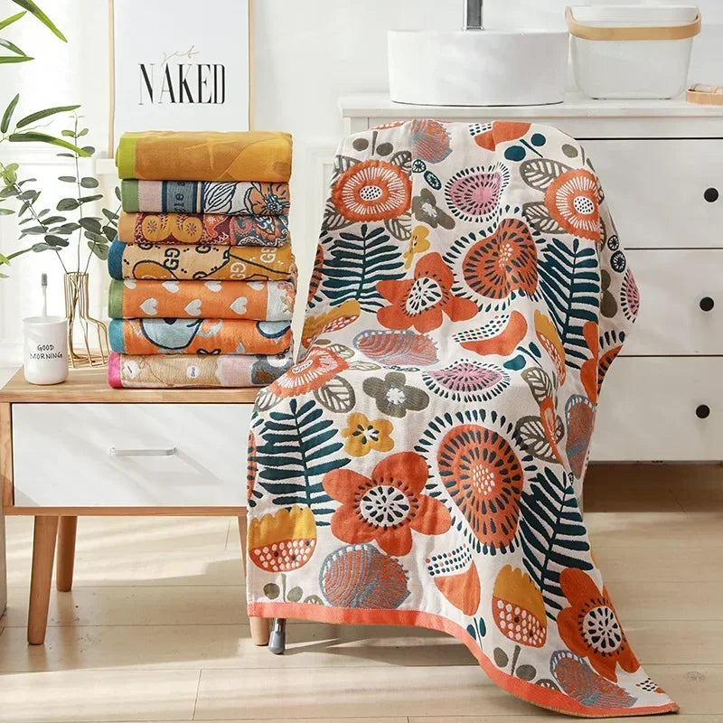 Rynx | botanical print blanket