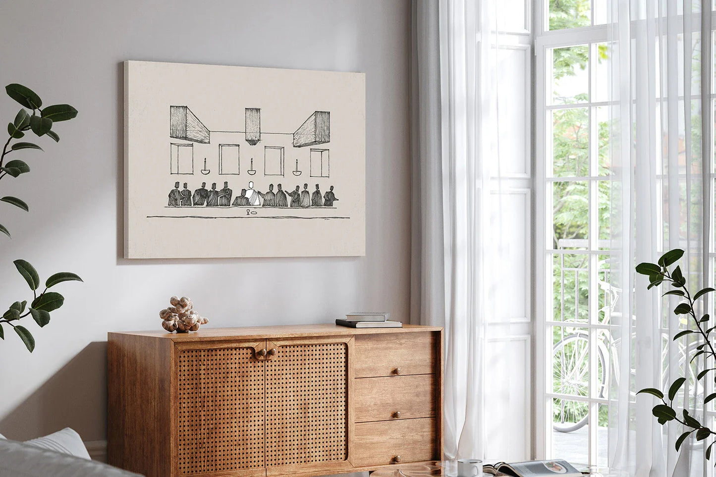 Rynx | last supper canvas poster