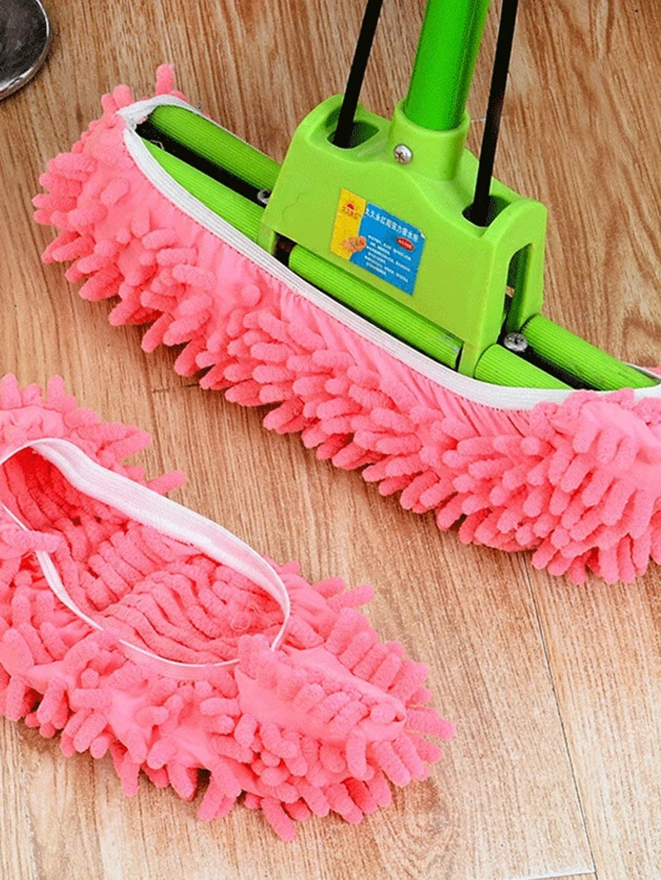 Rynx | 2PCS Chenille Dust Mop Slippers - Multi-Function Foot Socks Mop Caps for Effortless Floor Cleaning