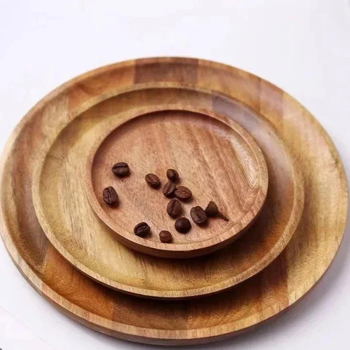 Rynx | AcaciaCraft Plate Collection | High-Quality Acacia Wood Plates | Sustainable & Stylish Table Decoration