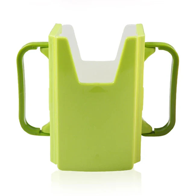 Rynx | Adjustable Toddler Juice & Milk Box Holder with Handles - Safe and Practical Self-Help Drinking Cup for Baby and Kids