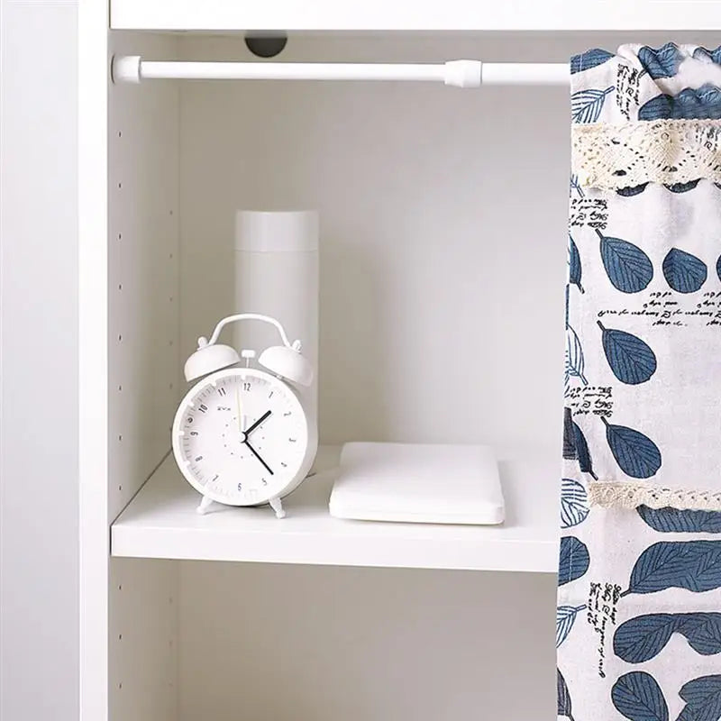 Rynx | 30-110CM Telescopic Curtain Pole - Multi-Purpose Spring Loaded Extendable Tension Rod for Net, Voile, and Curtain Rails