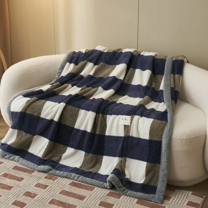 Rynx | Plaid Knit Blanket