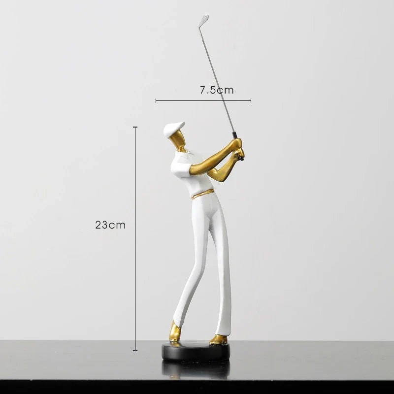Rynx | TeeStance - Elegant Golf Pose Sculpture