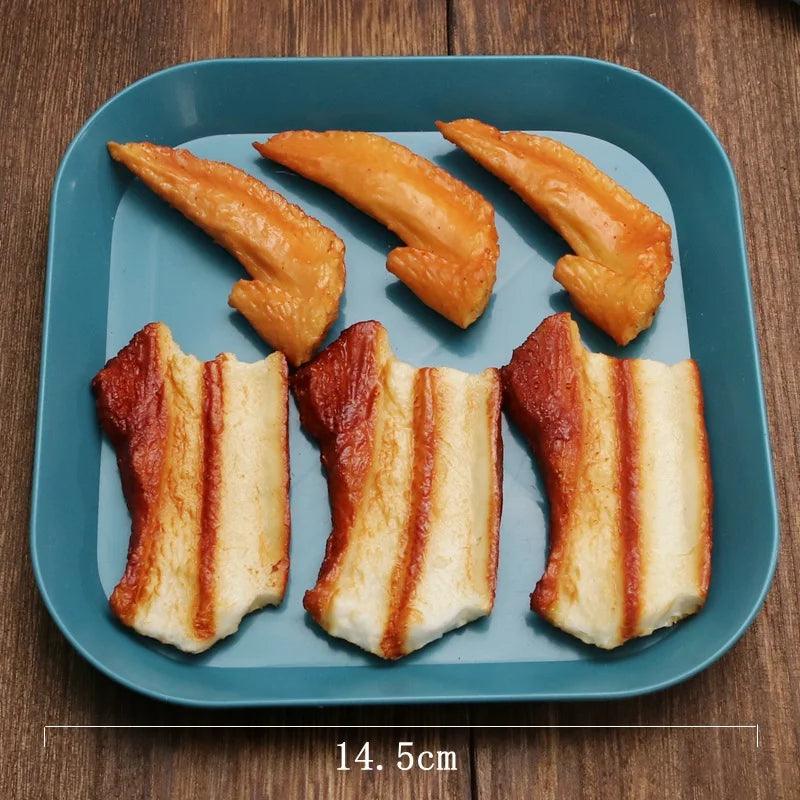 Rynx | Life-like PVC Chicken Leg Decoration Props for Stunning Displays and Photography