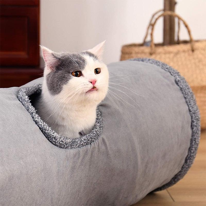 Rynx | Interactive Peekaboo Pet Tunnel with Cute Ball - Engaging Play Adventure for Your Furry Companions