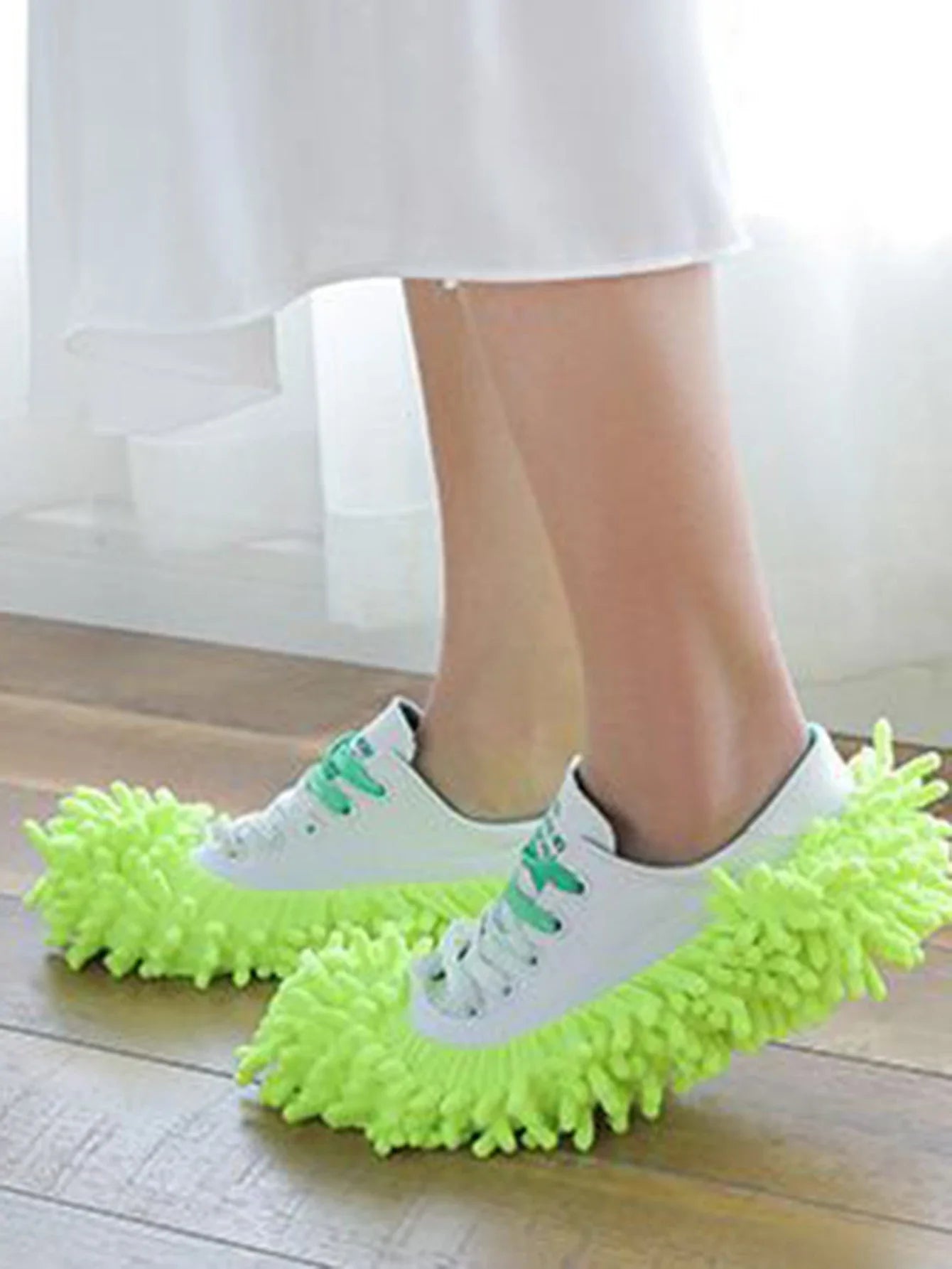 Rynx | 2PCS Chenille Dust Mop Slippers - Multi-Function Foot Socks Mop Caps for Effortless Floor Cleaning