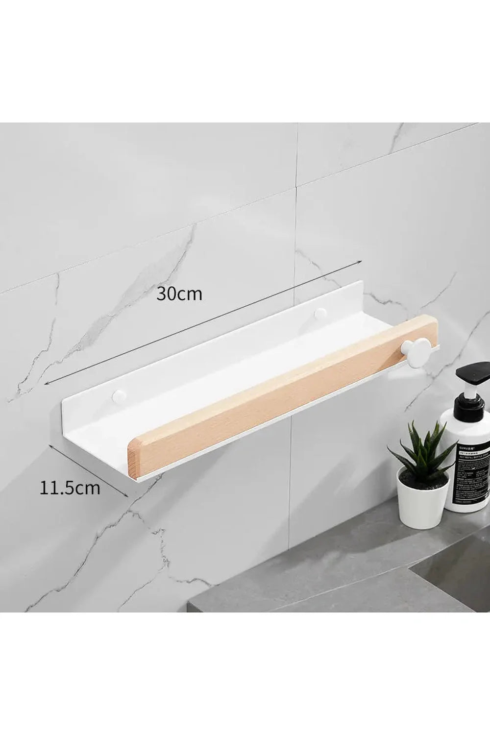 Rynx | Wood Accent Wall Shelf