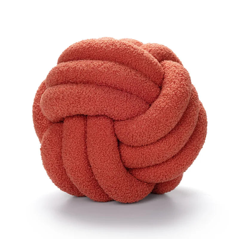Rynx | Throw Pillow - Cozy - Hand-knotted Ball - Sheepskin
