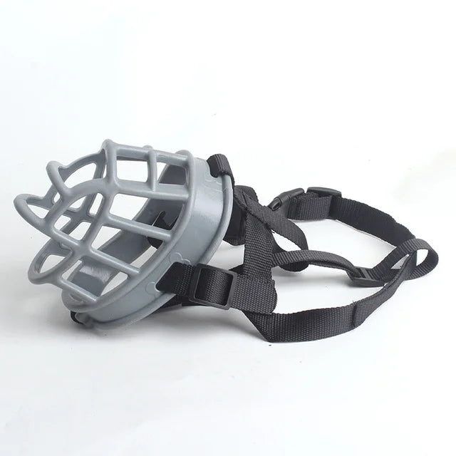 RYNX | Adjustable Silicone Dog Muzzle Gray