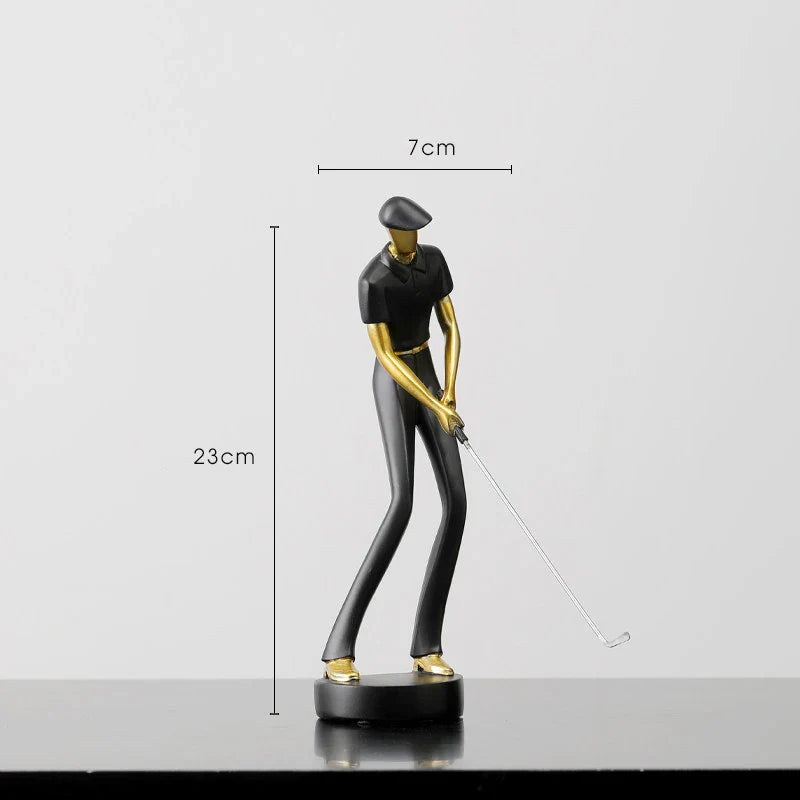 Rynx | TeeStance - Elegant Golf Pose Sculpture